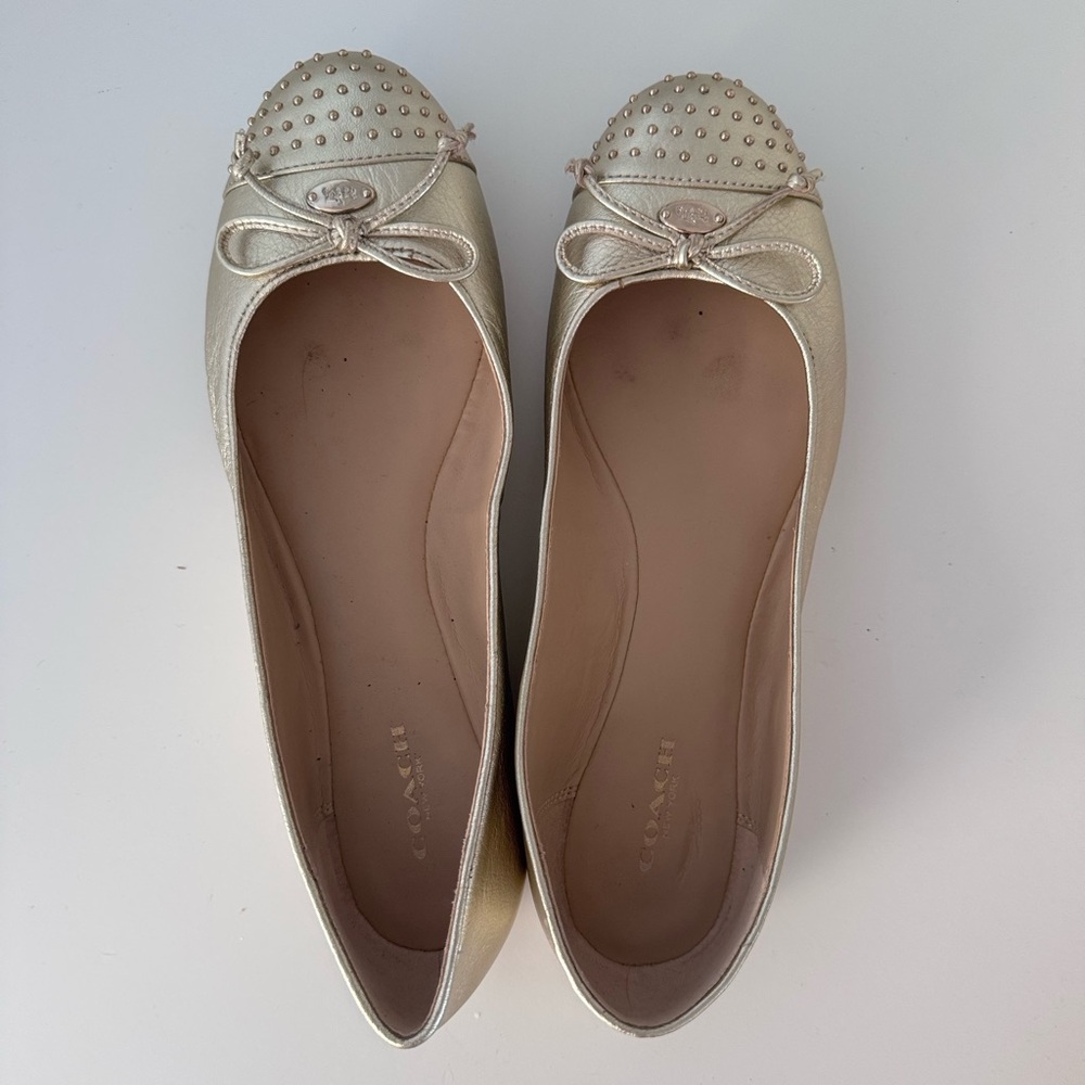 Coach Gold Y2K Ballet Flats - Picture 6 of 8